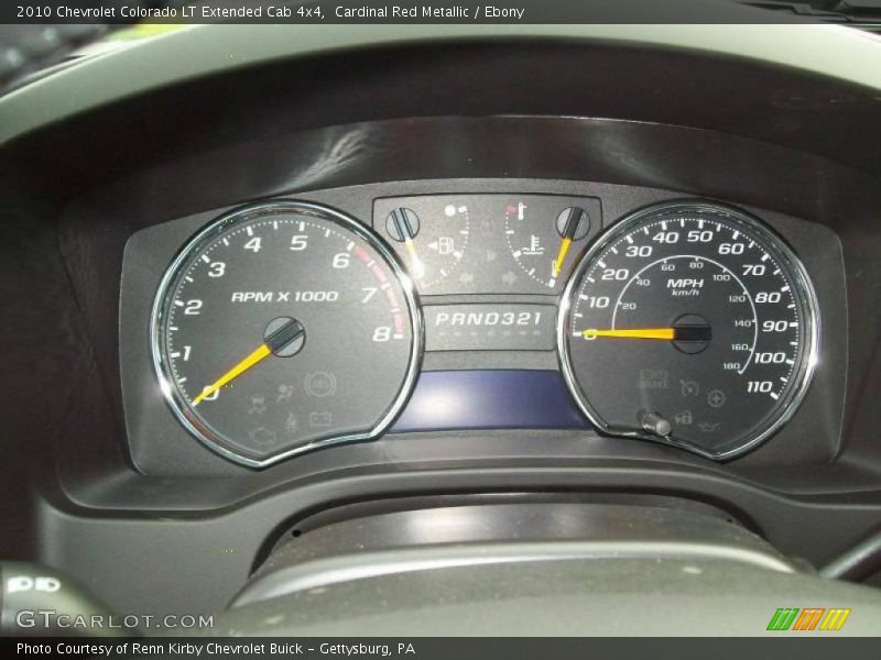 Cardinal Red Metallic / Ebony 2010 Chevrolet Colorado LT Extended Cab 4x4