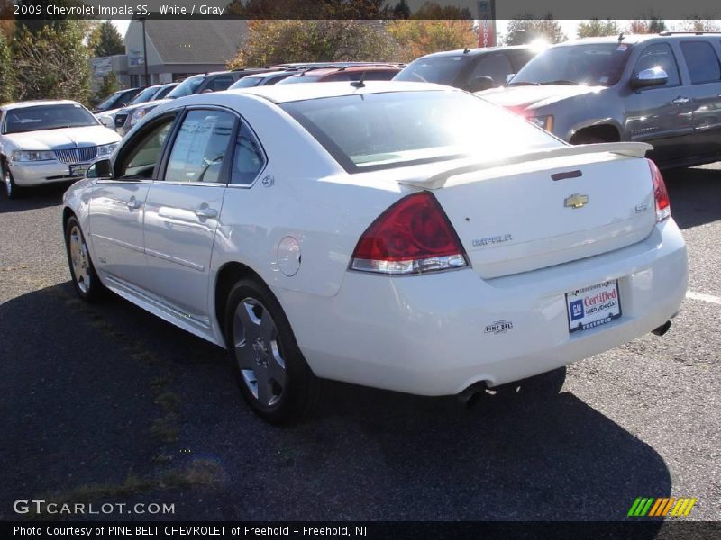 White / Gray 2009 Chevrolet Impala SS