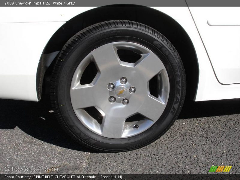 White / Gray 2009 Chevrolet Impala SS