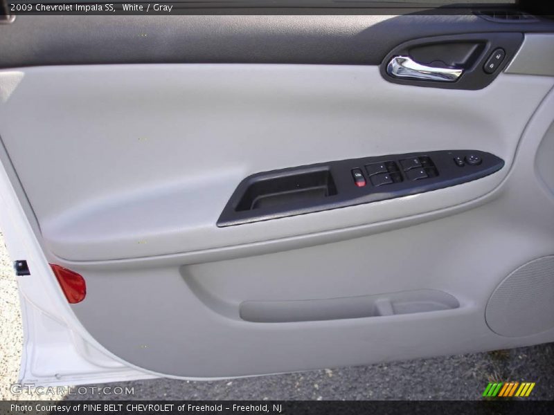 White / Gray 2009 Chevrolet Impala SS