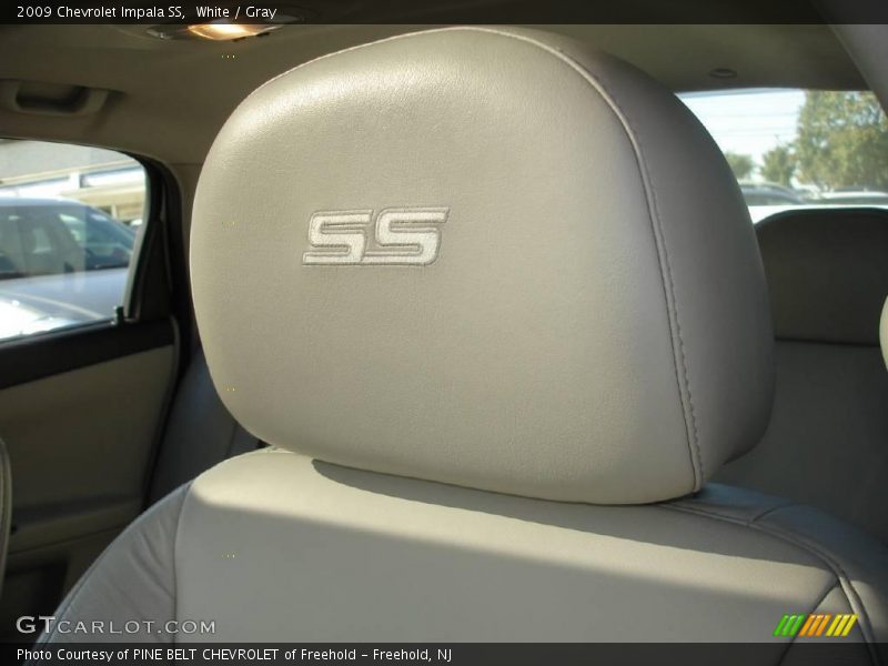 White / Gray 2009 Chevrolet Impala SS