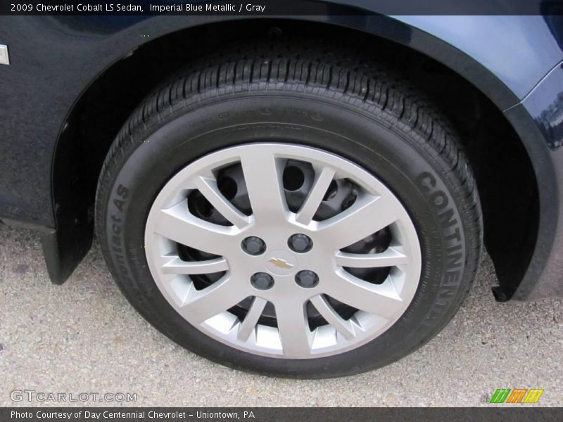 Imperial Blue Metallic / Gray 2009 Chevrolet Cobalt LS Sedan