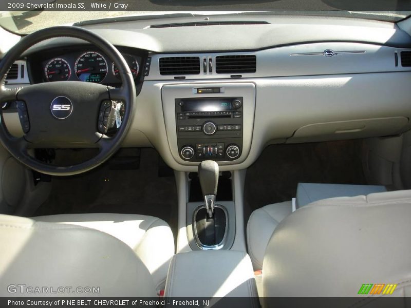 White / Gray 2009 Chevrolet Impala SS