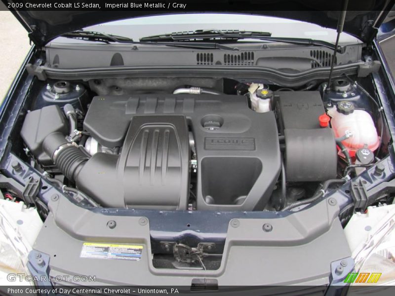Imperial Blue Metallic / Gray 2009 Chevrolet Cobalt LS Sedan