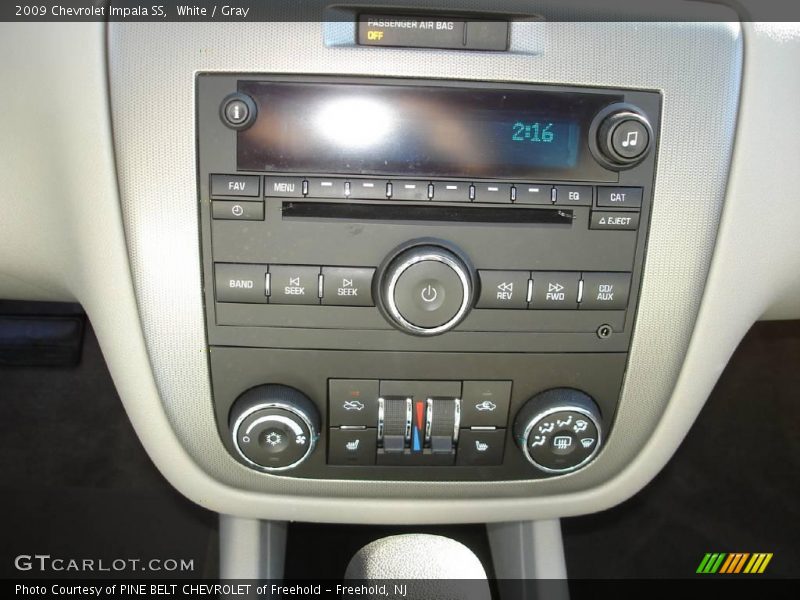 White / Gray 2009 Chevrolet Impala SS
