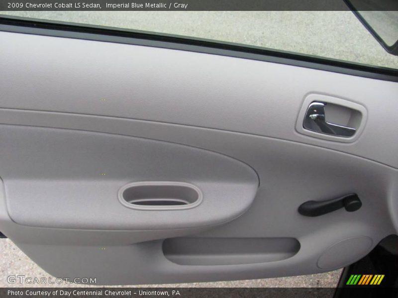 Imperial Blue Metallic / Gray 2009 Chevrolet Cobalt LS Sedan