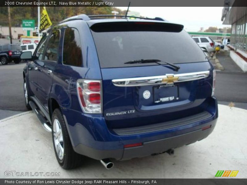 Navy Blue Metallic / Light Gray 2008 Chevrolet Equinox LTZ