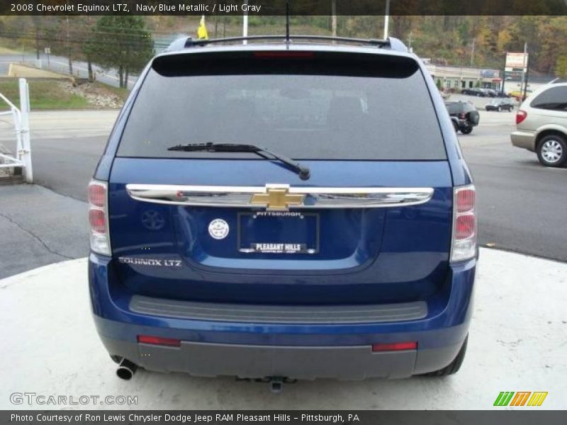 Navy Blue Metallic / Light Gray 2008 Chevrolet Equinox LTZ