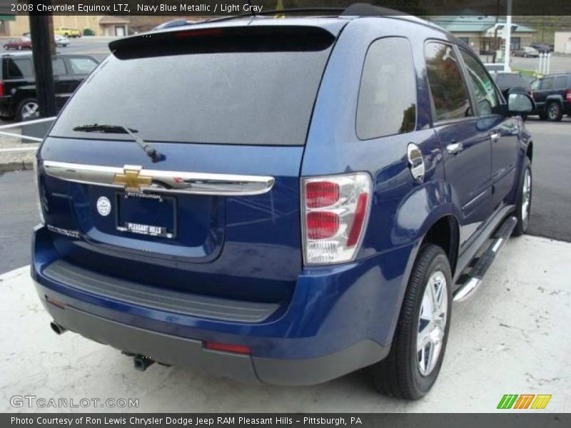Navy Blue Metallic / Light Gray 2008 Chevrolet Equinox LTZ