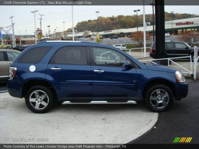 Navy Blue Metallic / Light Gray 2008 Chevrolet Equinox LTZ