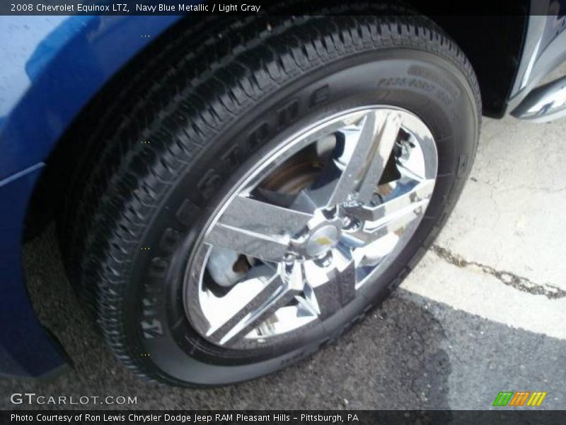 Navy Blue Metallic / Light Gray 2008 Chevrolet Equinox LTZ