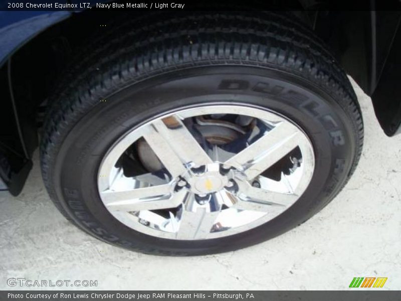 Navy Blue Metallic / Light Gray 2008 Chevrolet Equinox LTZ