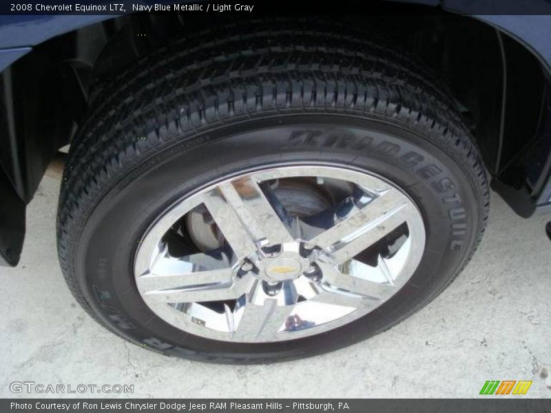 Navy Blue Metallic / Light Gray 2008 Chevrolet Equinox LTZ