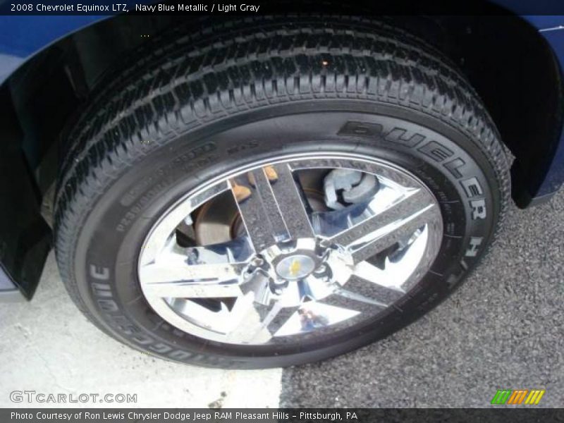 Navy Blue Metallic / Light Gray 2008 Chevrolet Equinox LTZ