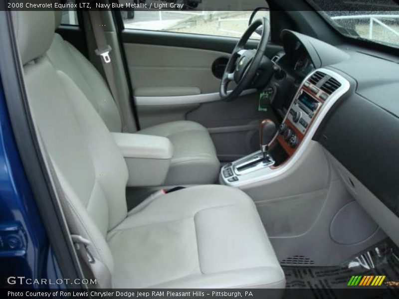 Navy Blue Metallic / Light Gray 2008 Chevrolet Equinox LTZ