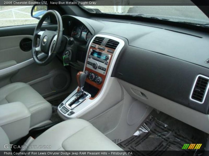 Navy Blue Metallic / Light Gray 2008 Chevrolet Equinox LTZ