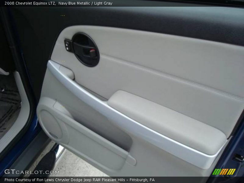Navy Blue Metallic / Light Gray 2008 Chevrolet Equinox LTZ
