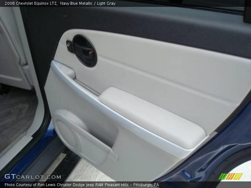 Navy Blue Metallic / Light Gray 2008 Chevrolet Equinox LTZ