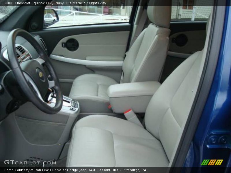 Navy Blue Metallic / Light Gray 2008 Chevrolet Equinox LTZ