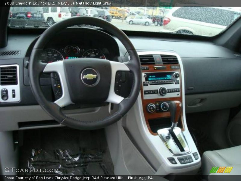 Navy Blue Metallic / Light Gray 2008 Chevrolet Equinox LTZ