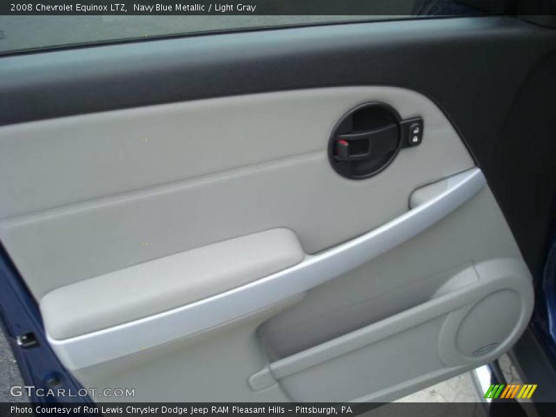 Navy Blue Metallic / Light Gray 2008 Chevrolet Equinox LTZ