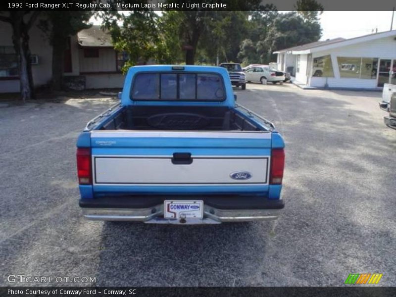 Medium Lapis Metallic / Light Graphite 1992 Ford Ranger XLT Regular Cab
