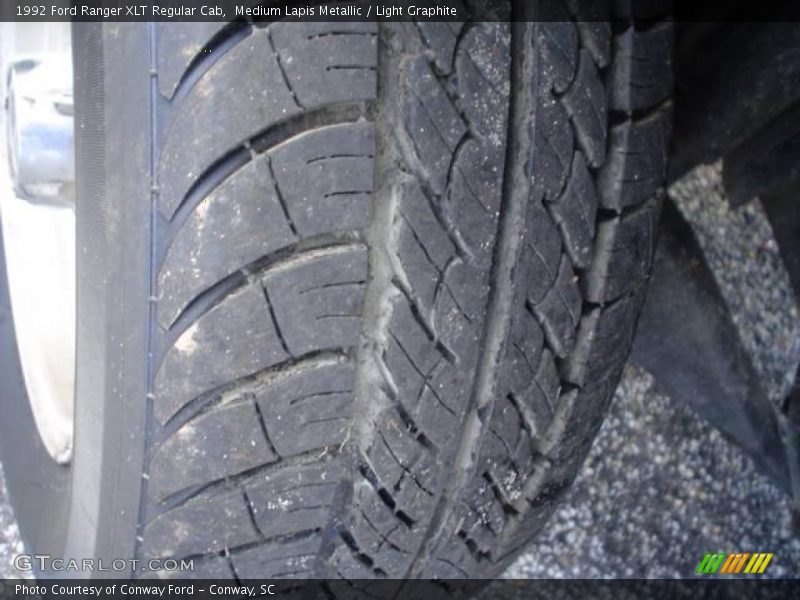 Medium Lapis Metallic / Light Graphite 1992 Ford Ranger XLT Regular Cab