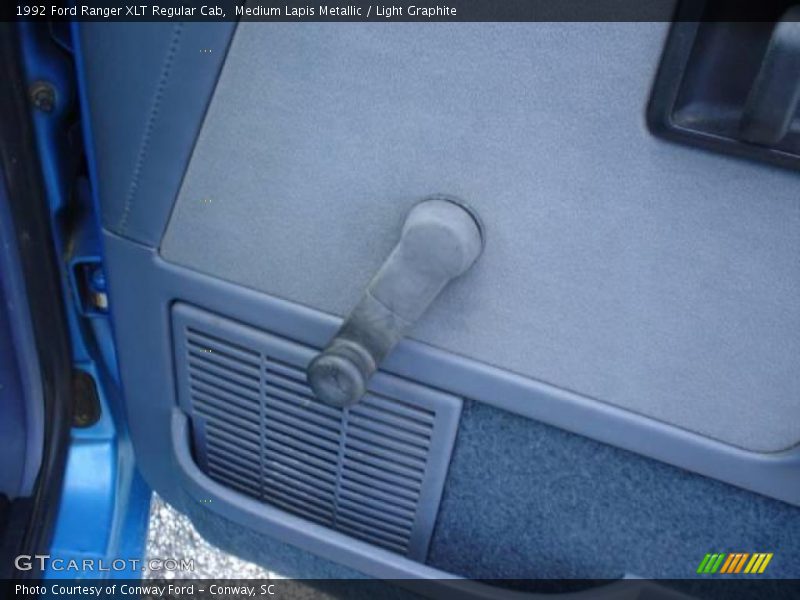 Medium Lapis Metallic / Light Graphite 1992 Ford Ranger XLT Regular Cab