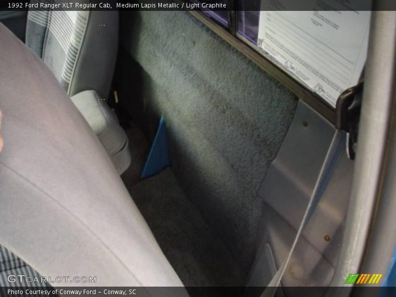 Medium Lapis Metallic / Light Graphite 1992 Ford Ranger XLT Regular Cab