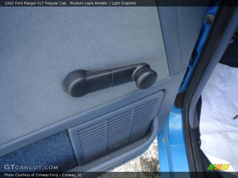 Medium Lapis Metallic / Light Graphite 1992 Ford Ranger XLT Regular Cab