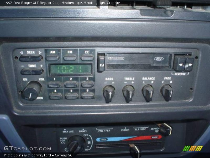 Medium Lapis Metallic / Light Graphite 1992 Ford Ranger XLT Regular Cab