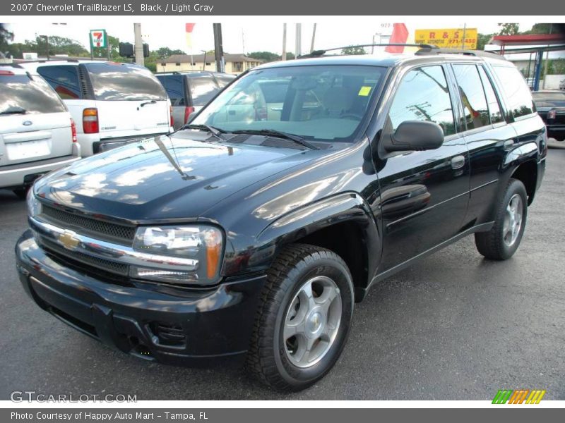 Black / Light Gray 2007 Chevrolet TrailBlazer LS
