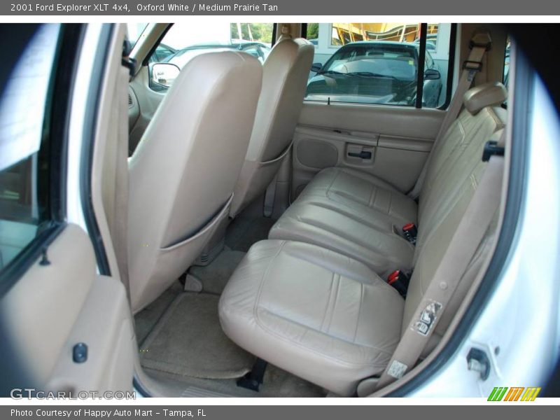 Oxford White / Medium Prairie Tan 2001 Ford Explorer XLT 4x4
