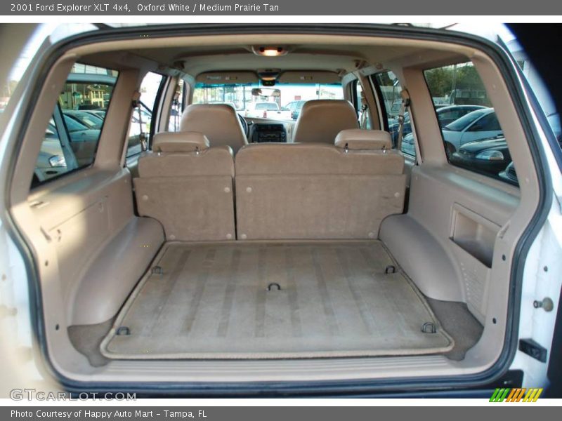 Oxford White / Medium Prairie Tan 2001 Ford Explorer XLT 4x4