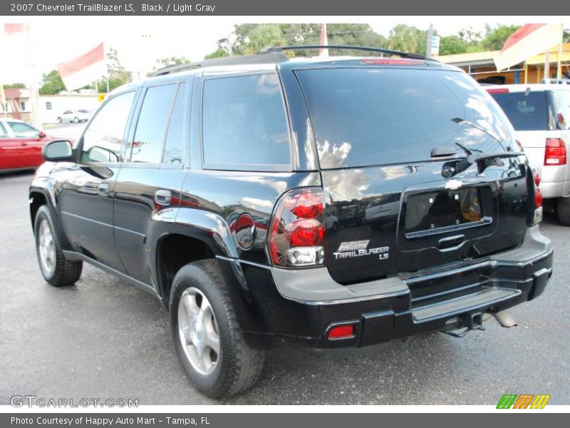 Black / Light Gray 2007 Chevrolet TrailBlazer LS