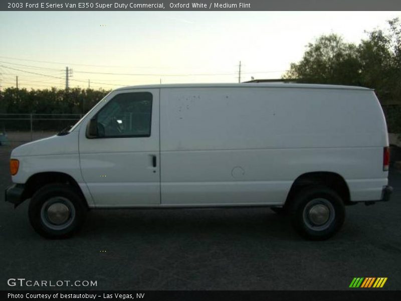 Oxford White / Medium Flint 2003 Ford E Series Van E350 Super Duty Commercial