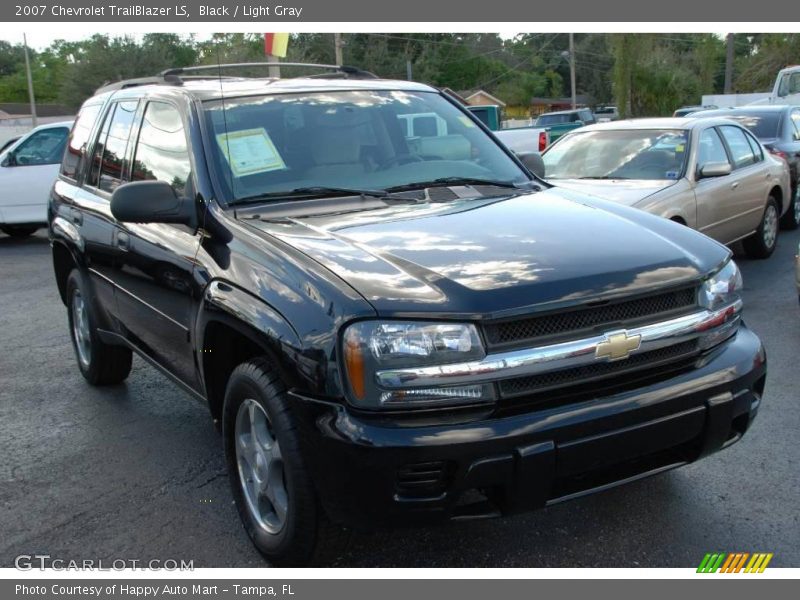 Black / Light Gray 2007 Chevrolet TrailBlazer LS
