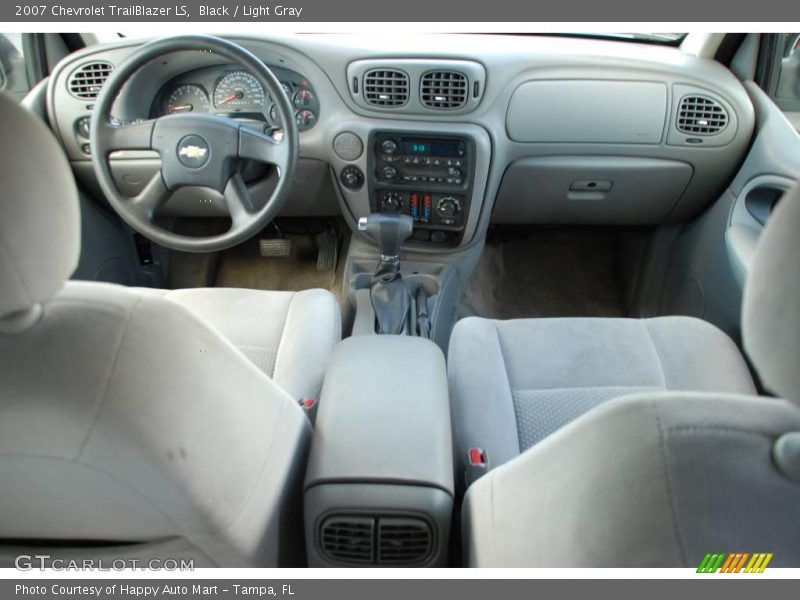 Black / Light Gray 2007 Chevrolet TrailBlazer LS