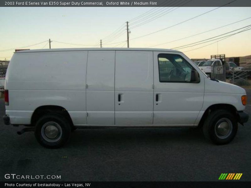 Oxford White / Medium Flint 2003 Ford E Series Van E350 Super Duty Commercial