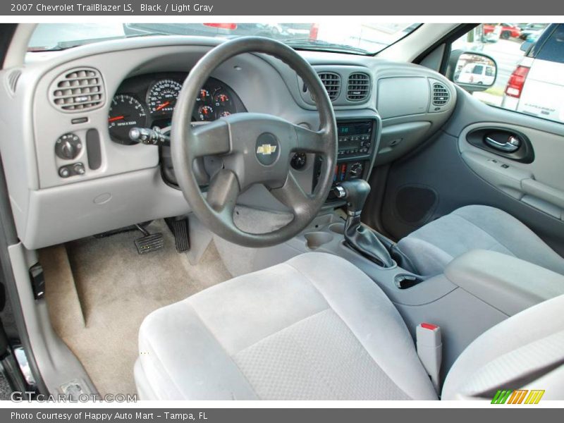 Black / Light Gray 2007 Chevrolet TrailBlazer LS