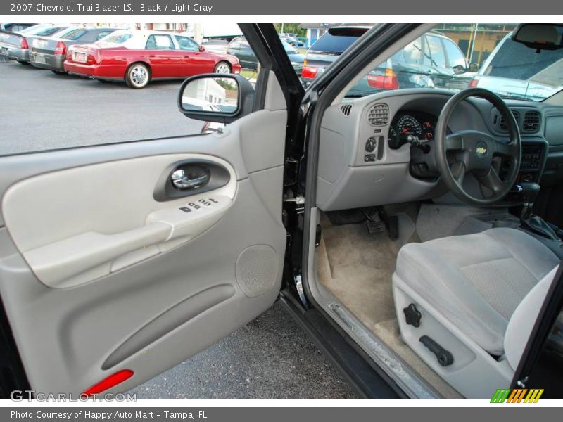 Black / Light Gray 2007 Chevrolet TrailBlazer LS