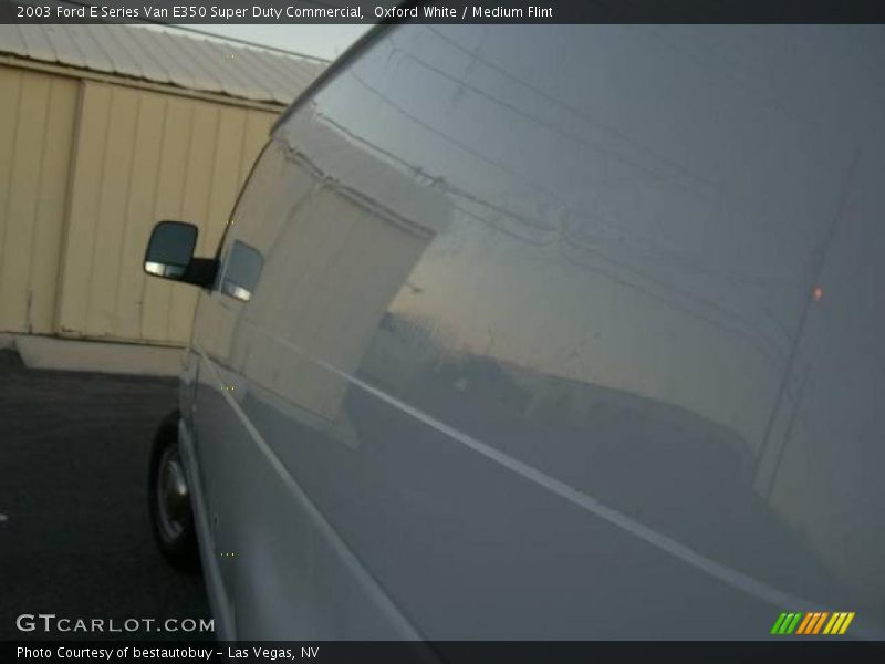 Oxford White / Medium Flint 2003 Ford E Series Van E350 Super Duty Commercial