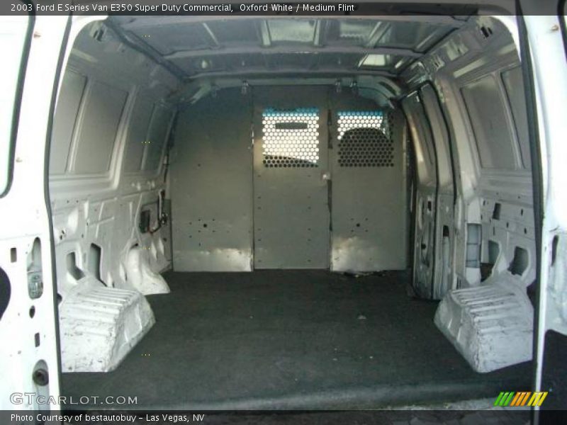 Oxford White / Medium Flint 2003 Ford E Series Van E350 Super Duty Commercial
