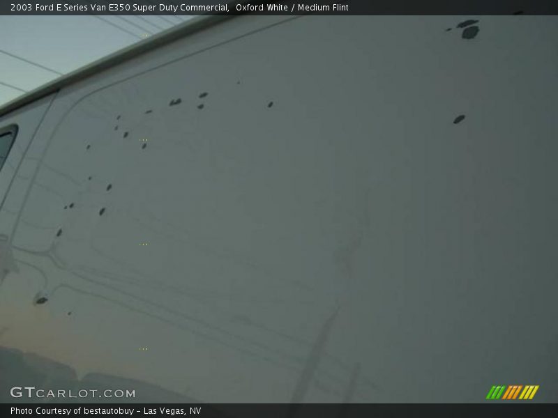 Oxford White / Medium Flint 2003 Ford E Series Van E350 Super Duty Commercial