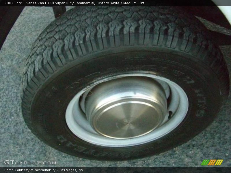 Oxford White / Medium Flint 2003 Ford E Series Van E350 Super Duty Commercial