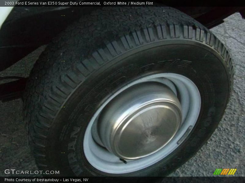 Oxford White / Medium Flint 2003 Ford E Series Van E350 Super Duty Commercial