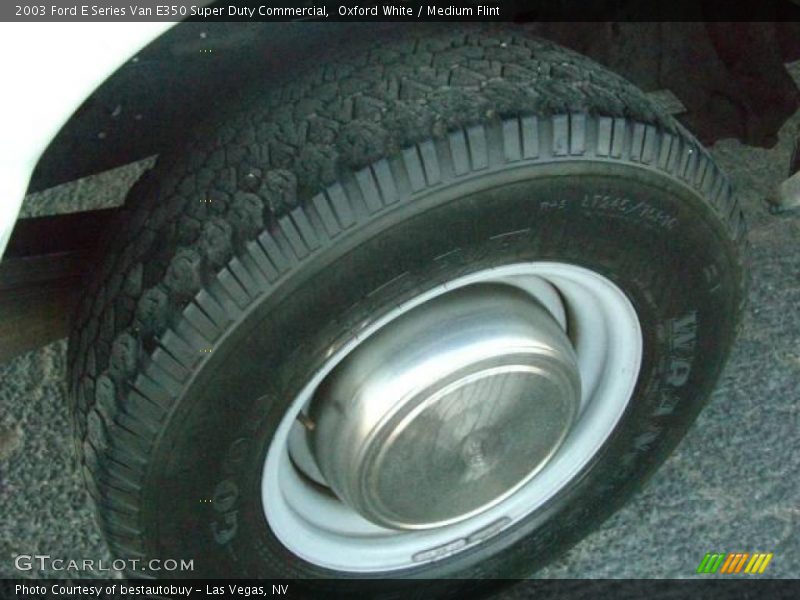Oxford White / Medium Flint 2003 Ford E Series Van E350 Super Duty Commercial
