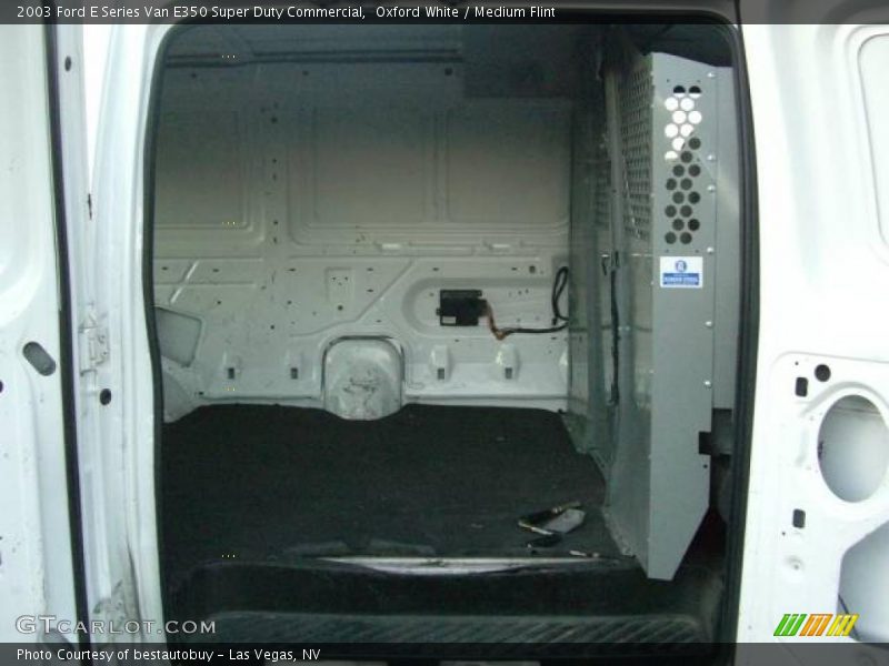 Oxford White / Medium Flint 2003 Ford E Series Van E350 Super Duty Commercial