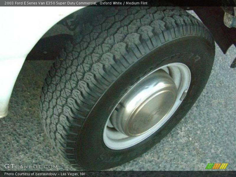 Oxford White / Medium Flint 2003 Ford E Series Van E350 Super Duty Commercial