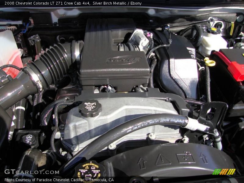 Silver Birch Metallic / Ebony 2008 Chevrolet Colorado LT Z71 Crew Cab 4x4